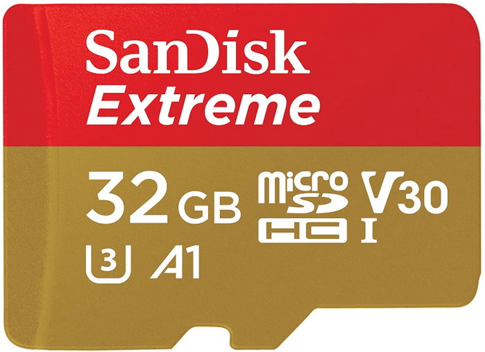 SanDisk Extreme 32GB microSDHC UHS-I Clase 10 con adaptador SanDisk Extreme 32GB microSDHC UHS-I Clase 10 con adaptador